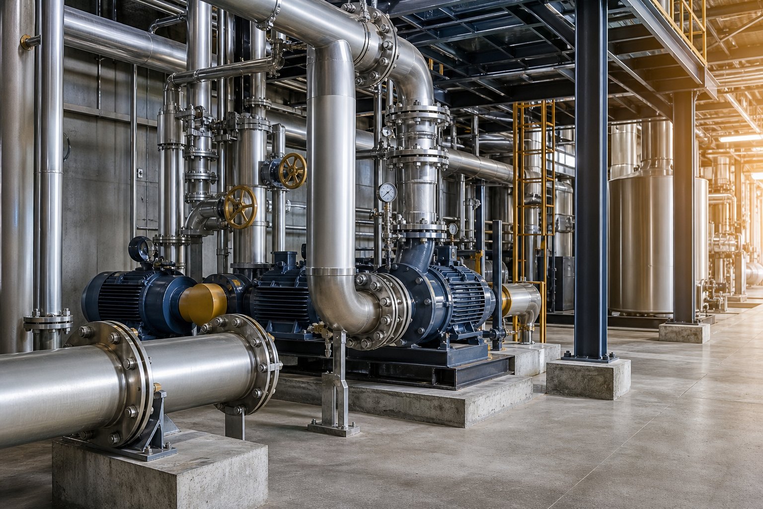 Mechanical engineering plant installation